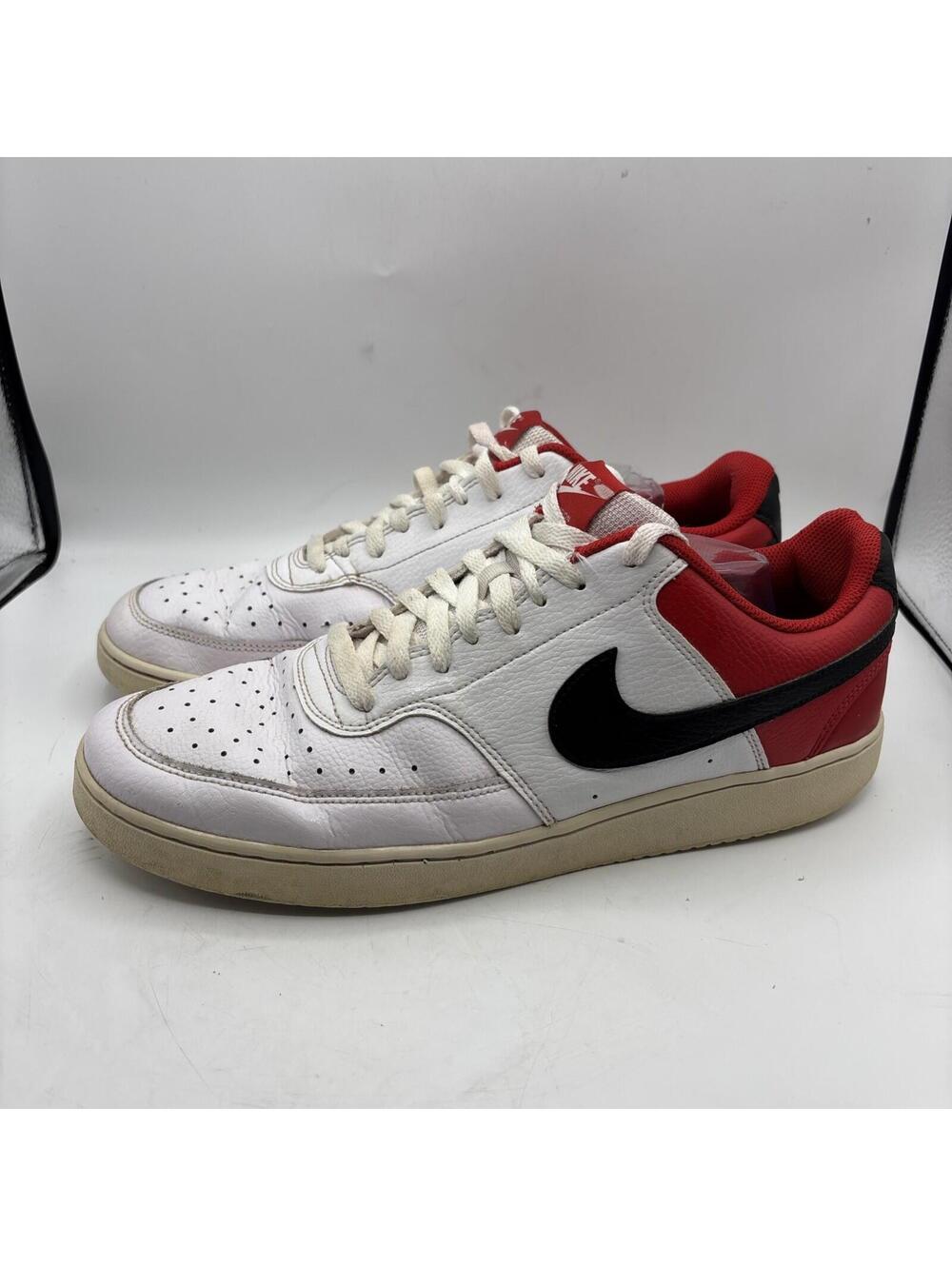 Nike Court Vision Low Top sneakers University Red shoes DH0851-100 men's Size 13 - Picture 6 of 14